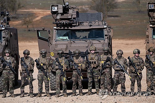 프랑스 장병들 [AFP 연합뉴스 자료사진]