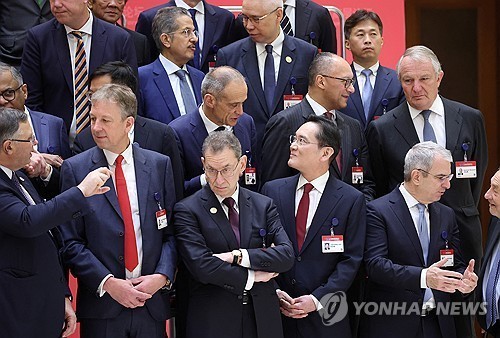 중국발전포럼에 참석한 이재용 삼성전자 회장