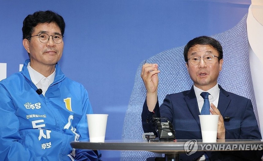 한병도 “전북 대도약 위해 이원택과 함께”…민주당 ‘원팀’ 강조