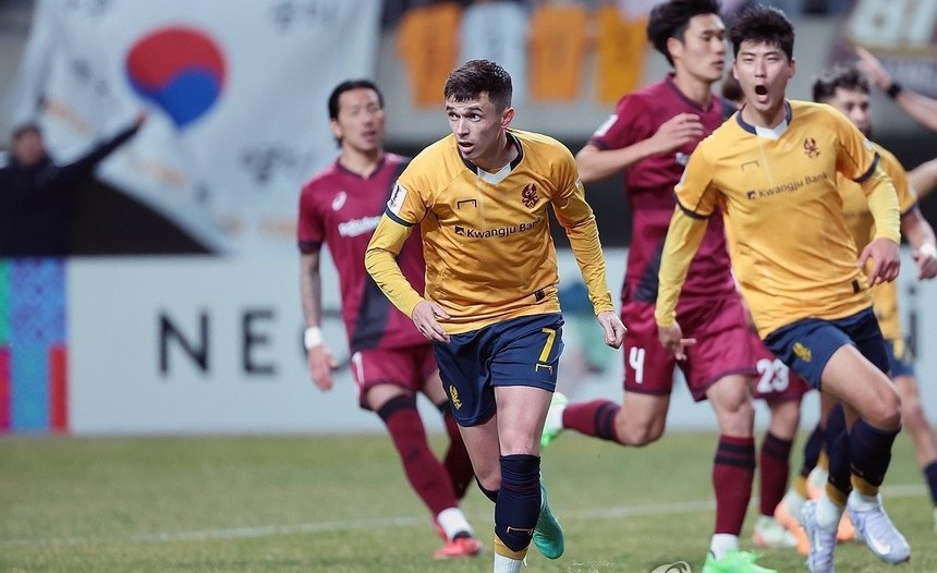 광주FC, 일본 챔피언 고베 꺾고 AFC 챔피언스리그 8강 진출
