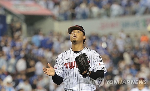 에르난데스, 2경기 연속 부진…LG 선두 굳히기 제동 우려