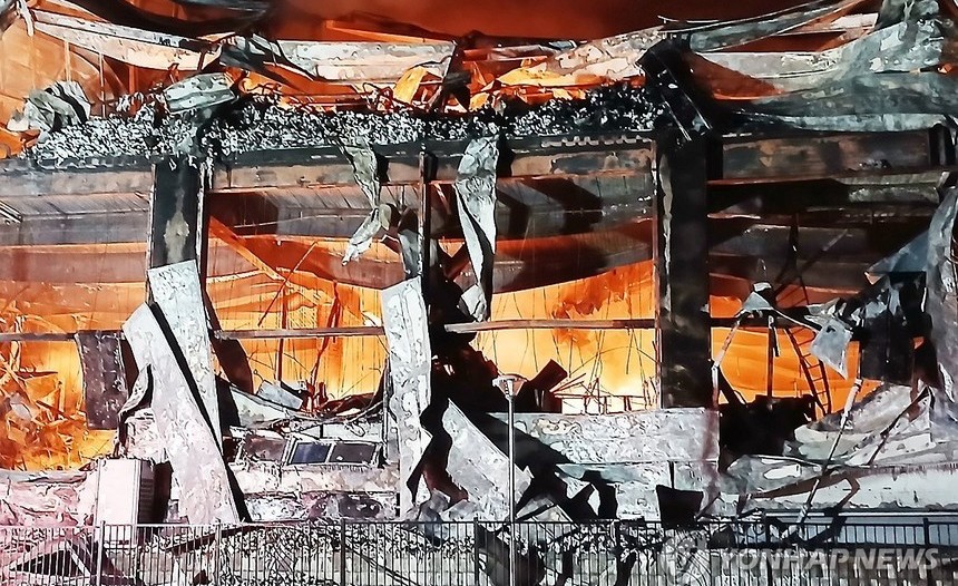 충북 음성 생활용품 공장 화재…외국인 근로자 2명 실종